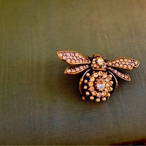 Joan Rivers Antiqued Bee Brooch